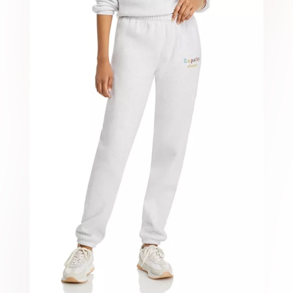 The Mayfair Group Empathy Always Embroidered Sweatpants-Size Small/Medium